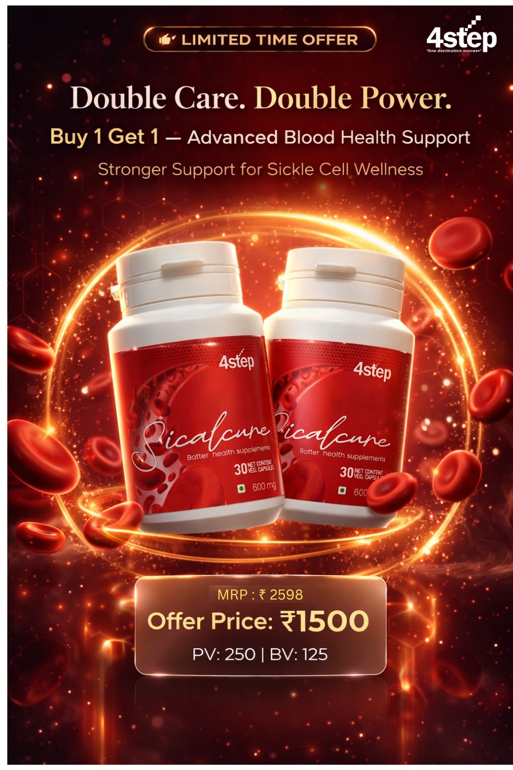 Sicalcure capsules (Combo Offer 1+1= 2 Nos)